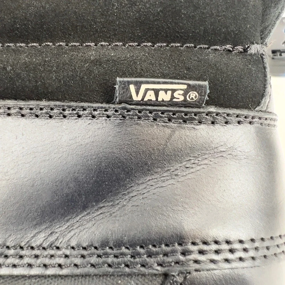 Vans Sk8-Hi Del Pato MTE Mens Duck Boot Black Leather Suede All Weather 11